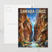 Samaria Gorge Greece ポストカード (正面/裏面)
