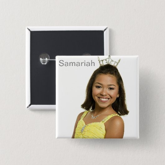 Samariah 缶バッジ (正面&裏面)