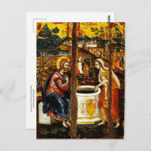 Samaritan Woman at the Well by Emmanuel Tzanes ポストカード (正面/裏面)