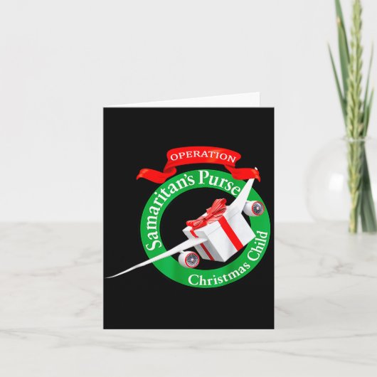Samaritan's Purse Operation Christmas Child Funny  カード (正面)