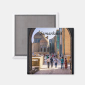 Samarkand, Uzbekistan - Necropolis of Shah-i-Zinda マグネット (正面/裏面)