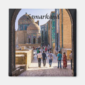 Samarkand, Uzbekistan - Necropolis of Shah-i-Zinda マグネット (正面)