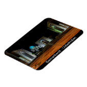 Samarkand, Uzbekistan - Registan square at night マグネット (左側)