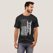 Samba統一された州動揺して（米国国旗） Tシャツ (正面フル)