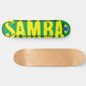 SAMBA BLK CHRIST 8 1/4" スケートボードデッキ (横)