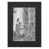 Samburuの象 テーブルクロス (正面)