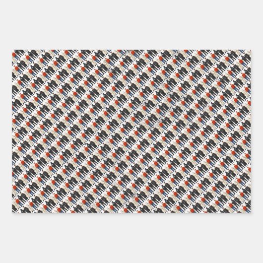 Same Different Costume ラッピングペーパーシート (正面)