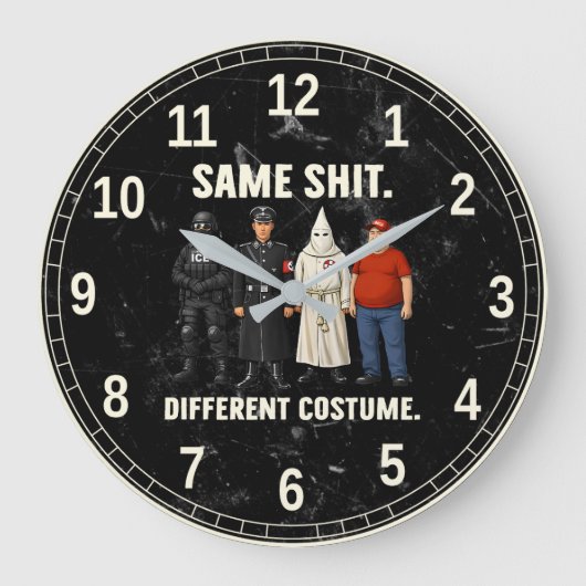 Same Different Costume ラージ壁時計 (正面)