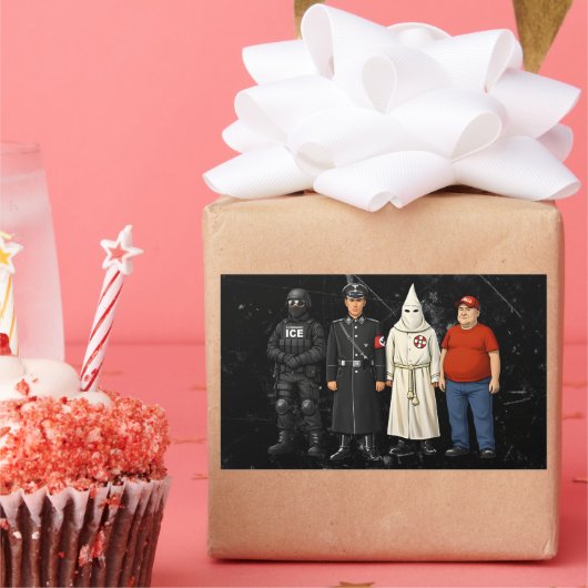 Same Different Costume 長方形シール (パーティー)