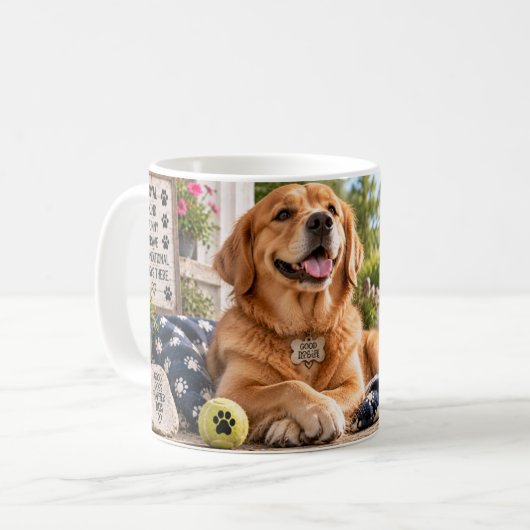 Same Dog Better Day Happier Me マグカップ (正面左)