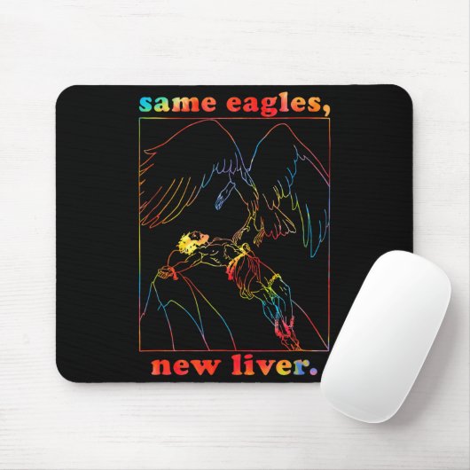 Same Eagles New Liver Funny Apparel  マウスパッド (マウス)