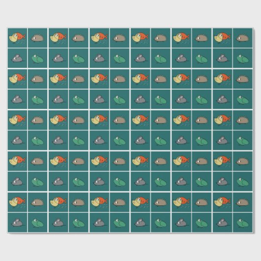 Same eyes, different shapes ラッピングペーパー (フラット)