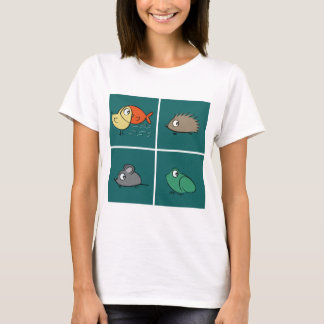 Same eyes, different shapes tシャツ