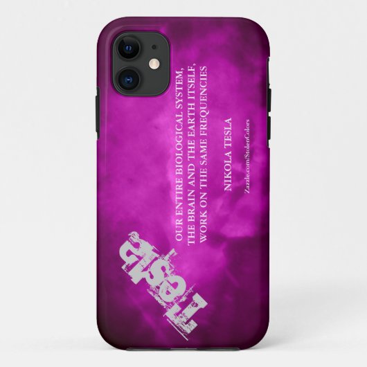 SAME FREQUENCIES - ニコラ・テスラ 2.0 Case-Mate iPhoneケース (裏面)