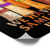 Same Heart Black History Month Blm Melanin Pride W ポスター (角)