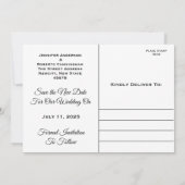 Same Love 違う Dateの結婚ハート セーブザデート (裏面)