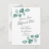 Same Love 違う Date Eucalyptus黒写真 案内ポストカード (正面/裏面)