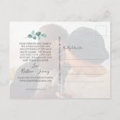 Same Love 違う Date Eucalyptus黒写真 案内ポストカード (裏面)