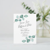 Same Love 違う Date Eucalyptus黒写真 案内ポストカード (スタンド正面)