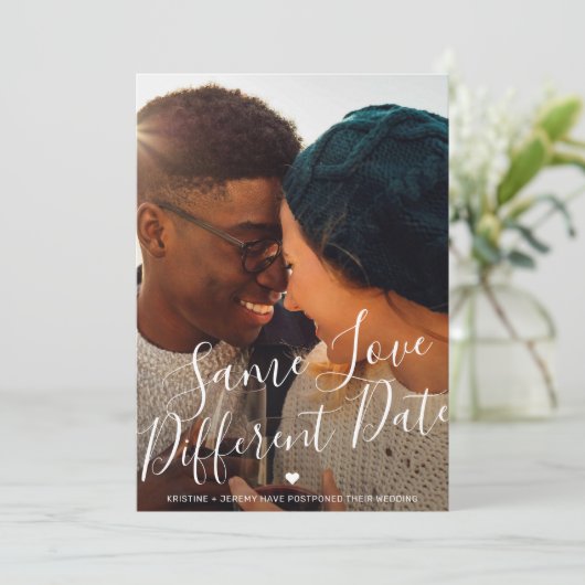 Same Love 違う Date Script Photo 結婚's 案内状 (スタンド正面)