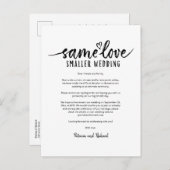 Same Love Cuteハートダウンサイ結婚ズはがき ポストカード (正面/裏面)