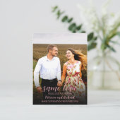 Same Love Downsizeの結婚発表写真 ポストカード (スタンド正面)