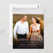 Same Love Downsizeの結婚発表写真 ポストカード (正面/裏面)
