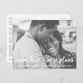 Same Love New Plans Letter BUDGET Photo 結婚's ポストカード (正面/裏面)