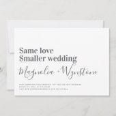 Same Love Small結婚式招待状 招待状 (正面)