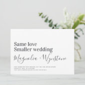 Same Love Small結婚式招待状 招待状 (スタンド正面)