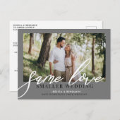 Same Love Small 結婚's |の結婚更新 案内ポストカード (正面/裏面)