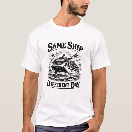 Same Ship Different Day T-shirt Tシャツ (正面)