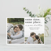 Same Time Same Place New Date Save The Date Card セーブザデート (スタンド正面)