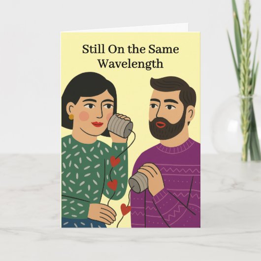 Same Wavelength 10th Wedding Anniversy カード (正面)