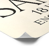 Samedan Switzerland Engadine Golf Club Vintage ポスター (角)