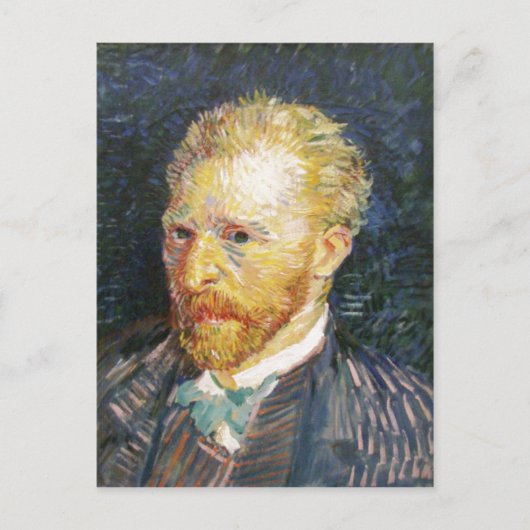 Samenvatting説明Self portrait by Vincent ポストカード (正面)