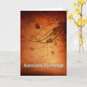 「Samhain カード (黄色い花)