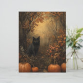 Samhain Black Cat Scrapbook Paper (スタンド正面)
