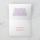 Samhain Blessings Pumpkins & Candles Halloween シーズンカード (内部)