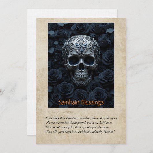 Samhain Greeting Card サンキューカード (正面/裏面)