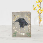 Samhain - Halloween Greeting Card カード (黄色い花)