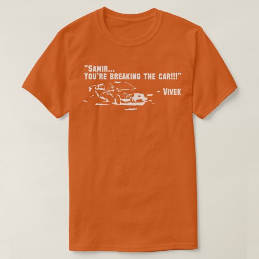 Samirはラリーの爆破を壊している Tシャツ (デザイン正面)