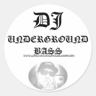 SamixMusic, DJ, UNDERGROUND BASS, www.myspace.. ラウンドシール