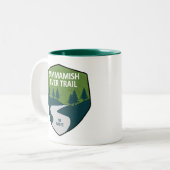 Sammamish River Trail Washington ツートーンマグカップ (正面左)
