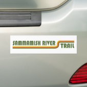 Sammamish River Trail Washington バンパーステッカー (車上)