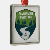 Sammamish River Trail Washington メタルオーナメント (右)