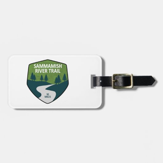 Sammamish River Trail Washington ラゲッジタグ (正面横)