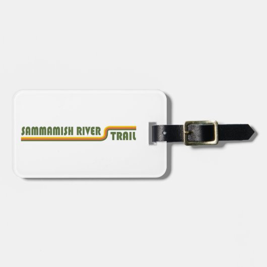 Sammamish River Trail Washington ラゲッジタグ (正面横)