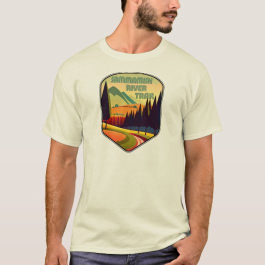 Sammamish River Trail Washington Colors Tシャツ (正面)
