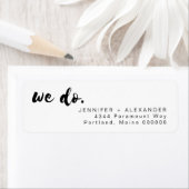 SAMMI「ミニマルWe Do」差出人住所ラベル ラベル (インサイチュ)